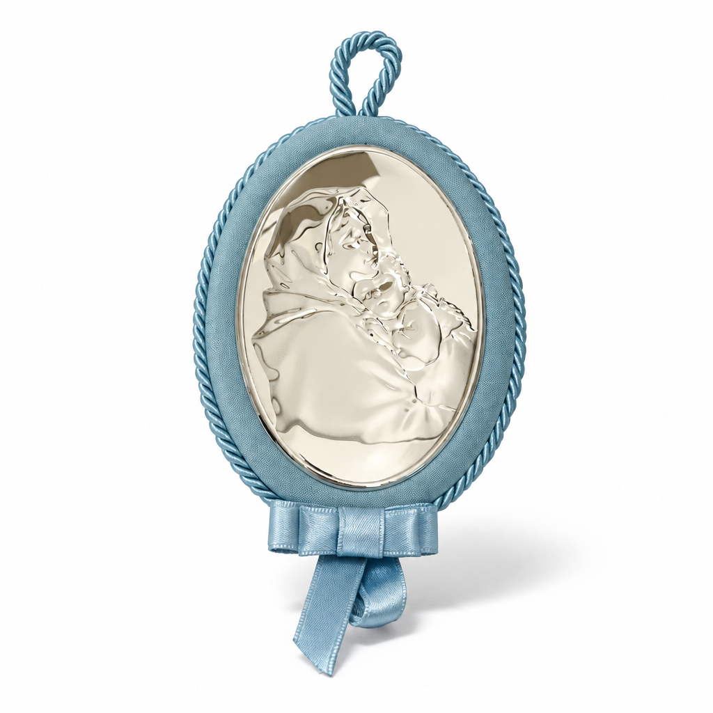 Capoculla Ovale 8,5×12 cm, Rosa o Blu | CM Silver Jewels