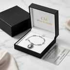 Bracciale Donna in Argento 925 con Cammeo in Resina – 19/22 cm | CM Silver Jewels