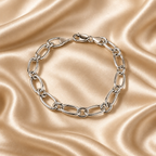 Bracciale Donna in Argento 925 con Maglie Ovali – 20 cm | CM Silver Jewels