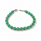 Bracciale Unisex in Acciaio con Pietre 5 mm, 10 Colorazioni | CM Silver Jewels