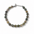 Bracciale Unisex in Acciaio con Pietre 5 mm, 10 Colorazioni | CM Silver Jewels