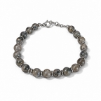 Bracciale in Acciaio con Labradorite 18,7–20,3 cm | CM Silver Jewels