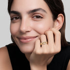 Anello Placcato Oro Maglia Marina Misura 50 | CM Silver Jewels