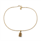 Collana Argento 925 Pop Corn con Padre Pio 40–50 cm | CM Silver Jewels