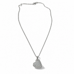 Collana in Argento 925 Veneziana con Cuore Zirconato 45 cm | CM Silver Jewels