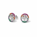 Orecchini a Lobo in Argento 925 Albero della Vita Multicolore | CM Silver Jewels