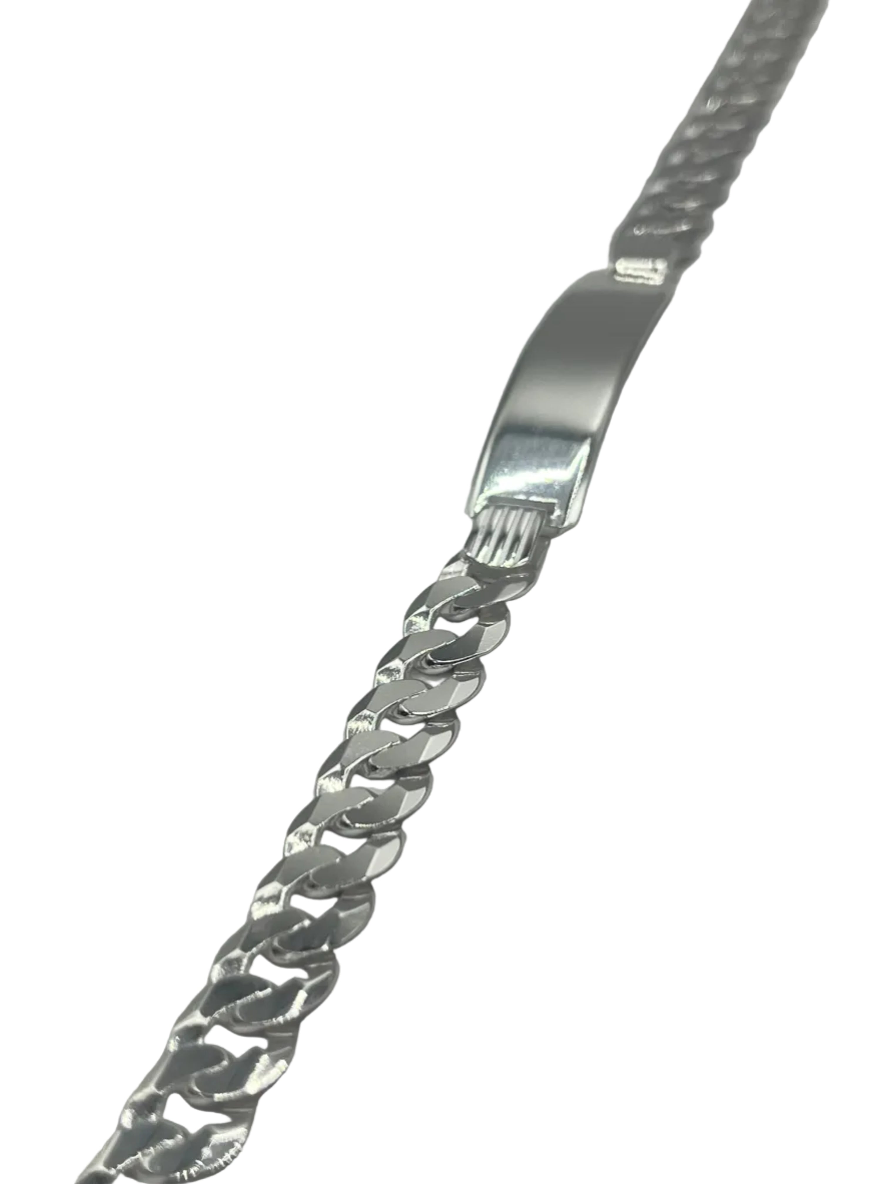 Bracciale da Uomo in Argento 925 – Targhetta Nome - Gioielleria CM SILVER & JEWELS