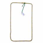 Collana Girocollo Bicolore Diamantata in Oro 18 Carati – 50 cm | CM Silver Jewels