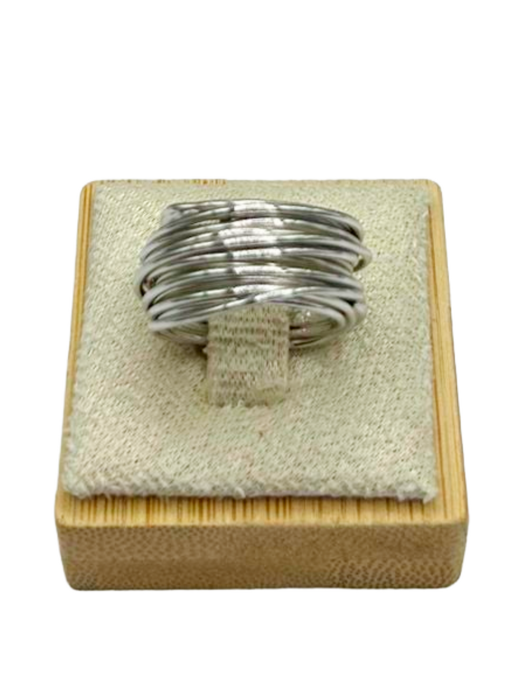 “Thread of Life” Ring in Gold-Plated 925 Silver – Sizes 10-26