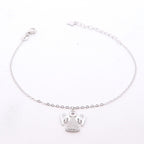 Bracciale in Argento 925 con Charm Angelo e Zirconi – 17+3 cm | CM Silver Jewels