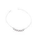 Bar Bracelet with Zircons in 925 Sterling Silver – 17+3 cm | CM Silver Jewels
