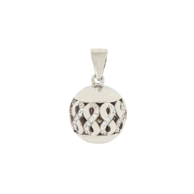 Bague élégante en argent 925 avec détails en goutte et point de lumière – Taille 19.5 | CM Silver Jewels