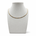 Collana Girocollo Bicolore Diamantata in Oro 18 Carati – 50 cm | CM Silver Jewels