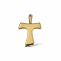 Ciondolo Croce Tau in Oro 18 Carati – Simbolo Francescano 2,5 cm | CM Silver Jewels