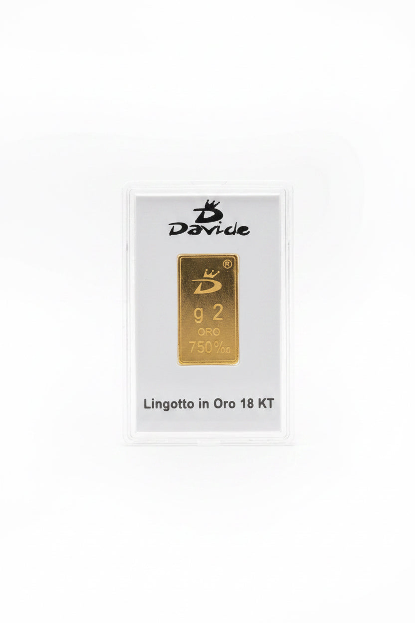 Lingotto in Oro 750 da 2g – Oro 18 Carati Certificato | CM Silver Jewels