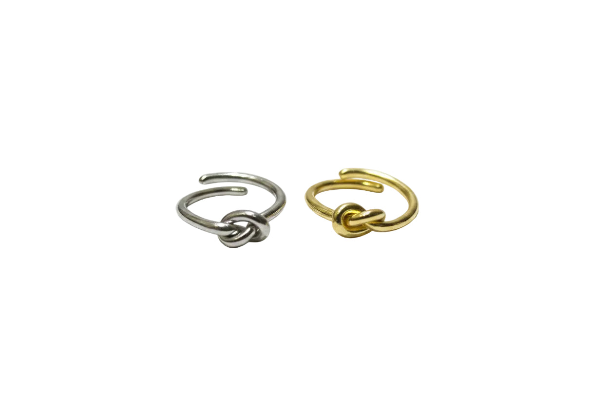 Anello Nodo in Argento 925 – Misura Regolabile | CM Silver Jewels