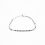 Bracciale a Palline in Argento 925 – Lunghezza 18,1-22,5 cm | CM Silver Jewels