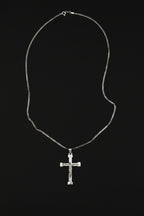 Collana con Ciondolo Croce in Argento 925 – Catena 50 cm | CM Silver Jewels
