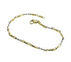 925 Silver Bracelet Plated in 18K Gold - Elegance and Style in Every Detail - Length 20 cm