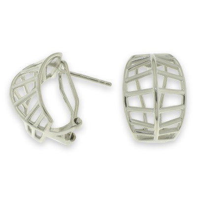 Boucles d'oreilles perles nacre rose sphériques 8 mm | CM Silver Jewels