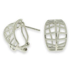Boucles d'oreilles perles nacre rose sphériques 8 mm | CM Silver Jewels