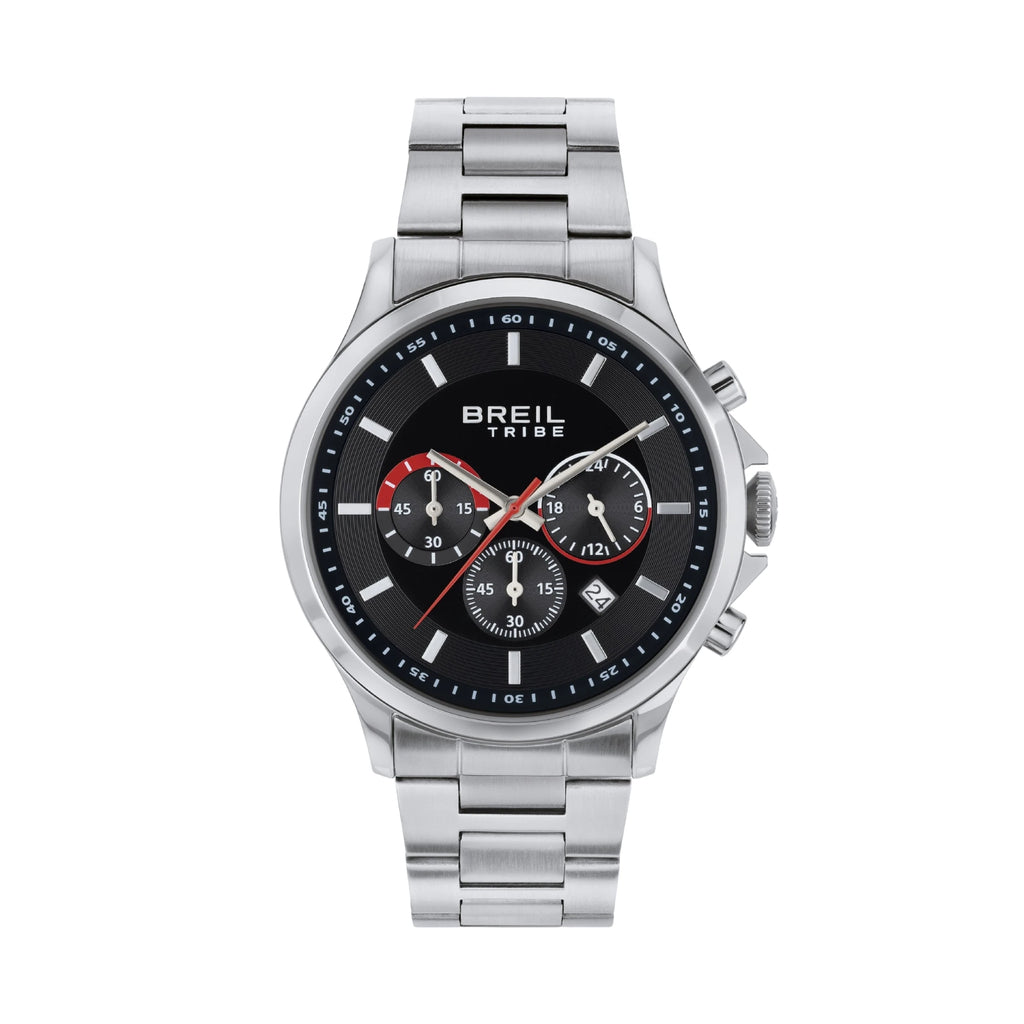 Orologio Breil Tribe Kart EW0658 – Cronografo, Quadrante Nero, Cassa 43mm, Acciaio | CM Silver Jewels