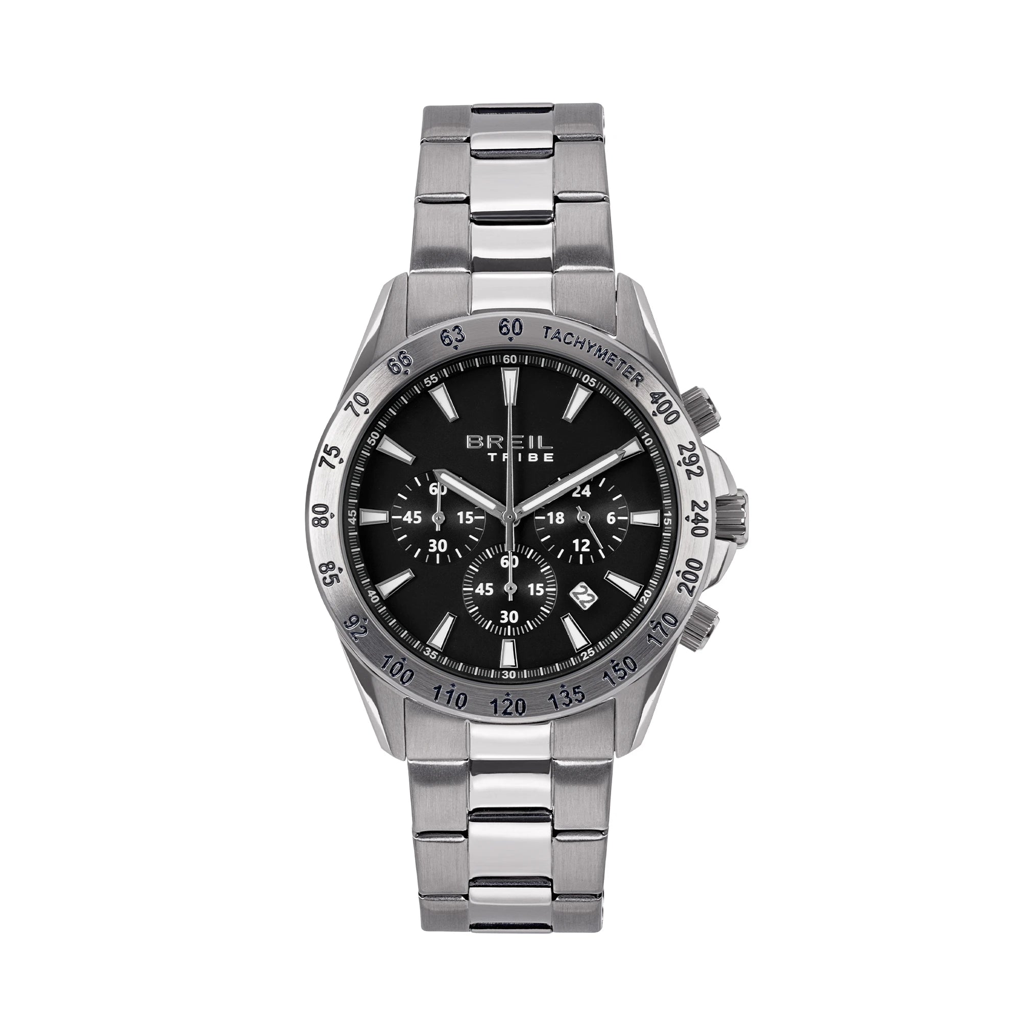 Orologio Breil Tribe Sideline EW0777 – Quadrante Nero, Cassa 43mm, Acciaio | CM Silver Jewels
