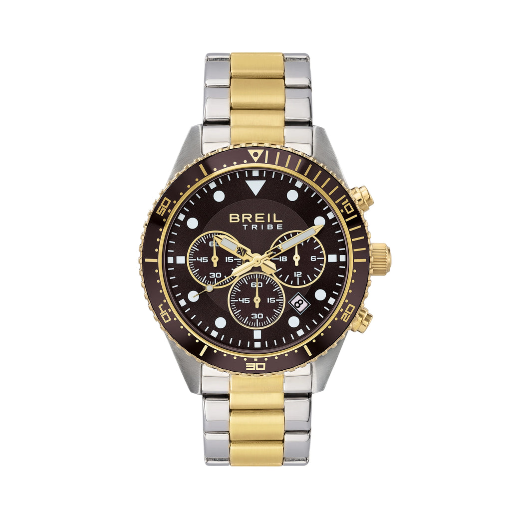 Orologio Breil EW0794 Collezione VELA – Acciaio Bicolore Argento/Oro, Cronografo 42mm | CM Silver Jewels