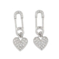 Orecchini Cuore in Argento 925 – Eleganza Senza Tempo | CM Silver Jewels