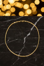 Collier maille corde / torsadée en Or 18K – 45 cm | CM Silver Jewels