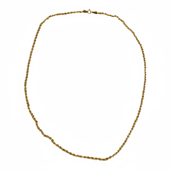 Collana maglia corda / funetta in Oro 18K – 45 cm | CM Silver Jewels