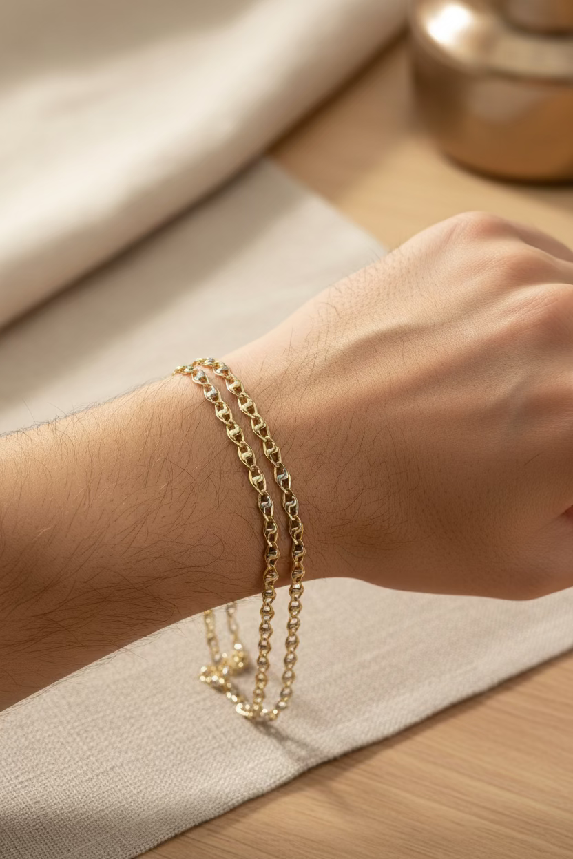 Collana in Oro 18k con Catena – 50,5 cm | CM Silver Jewels