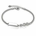 Bracelet en Argent 925 avec Symbole Infini et Zircons – Taille 16–20 cm | CM Silver Jewels