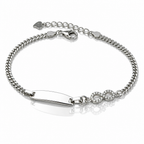 Bracelet en Argent 925 avec Symbole Infini et Zircons – Taille 16–20 cm | CM Silver Jewels