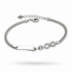 Bracelet en Argent 925 avec Symbole Infini et Zircons – Taille 16–20 cm | CM Silver Jewels
