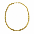 Collana Uomo in Argento 925 Placcato Oro Catena Marinara 8 mm – 50 cm o 60 cm | CM Silver Jewels