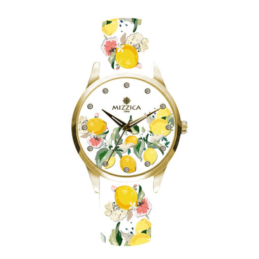 Women's Gold Lemon Watch 37 mm MB171 | CM Silver Jewels