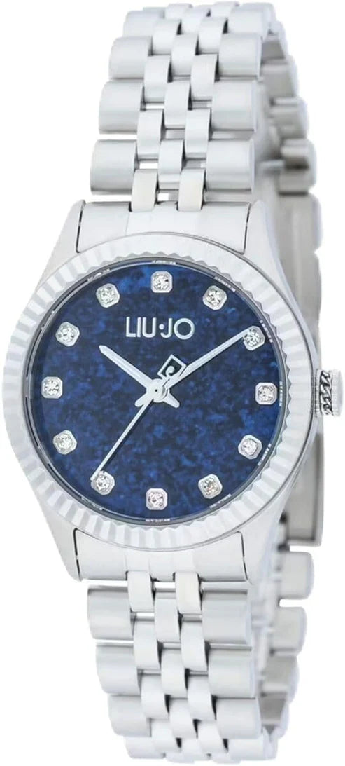 Orologio Liu Jo Tiny TLJ2313 – Quadrante Blu Marmorizzato, Cassa 30mm, Acciaio | CM Silver Jewels