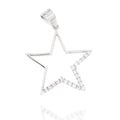 Ciondolo Stella in Argento 925 con Zirconi – 2,7 cm | CM Silver Jewels
