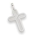 Ciondolo Croce Grande in Argento 925 – Design a Doppio Profilo | CM Silver Jewels