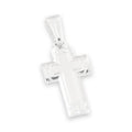 Ciondolo Croce in Argento 925 – Bracci Arrotondati Finitura Lucida | CM Silver Jewels