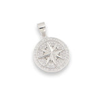 Collana con Ciondolo Rosa dei Venti in Argento 925 – Catenina Veneziana 50 cm | CM Silver Jewels