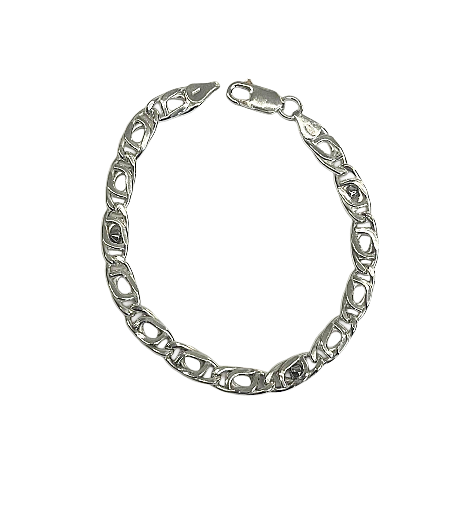Bracciale uomo artigianale in Argento - Made in Italy