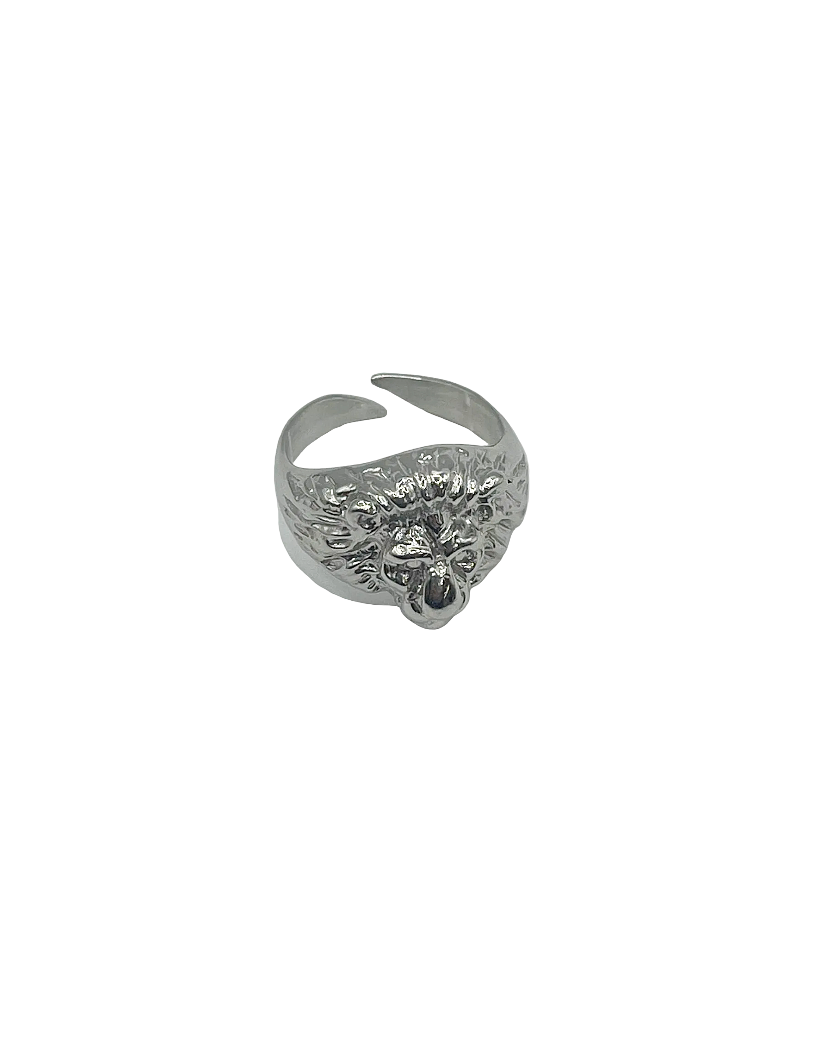 Anello Artigianale Leone in Argento 925 – Forza ed Eleganza in un Gioiello Unico