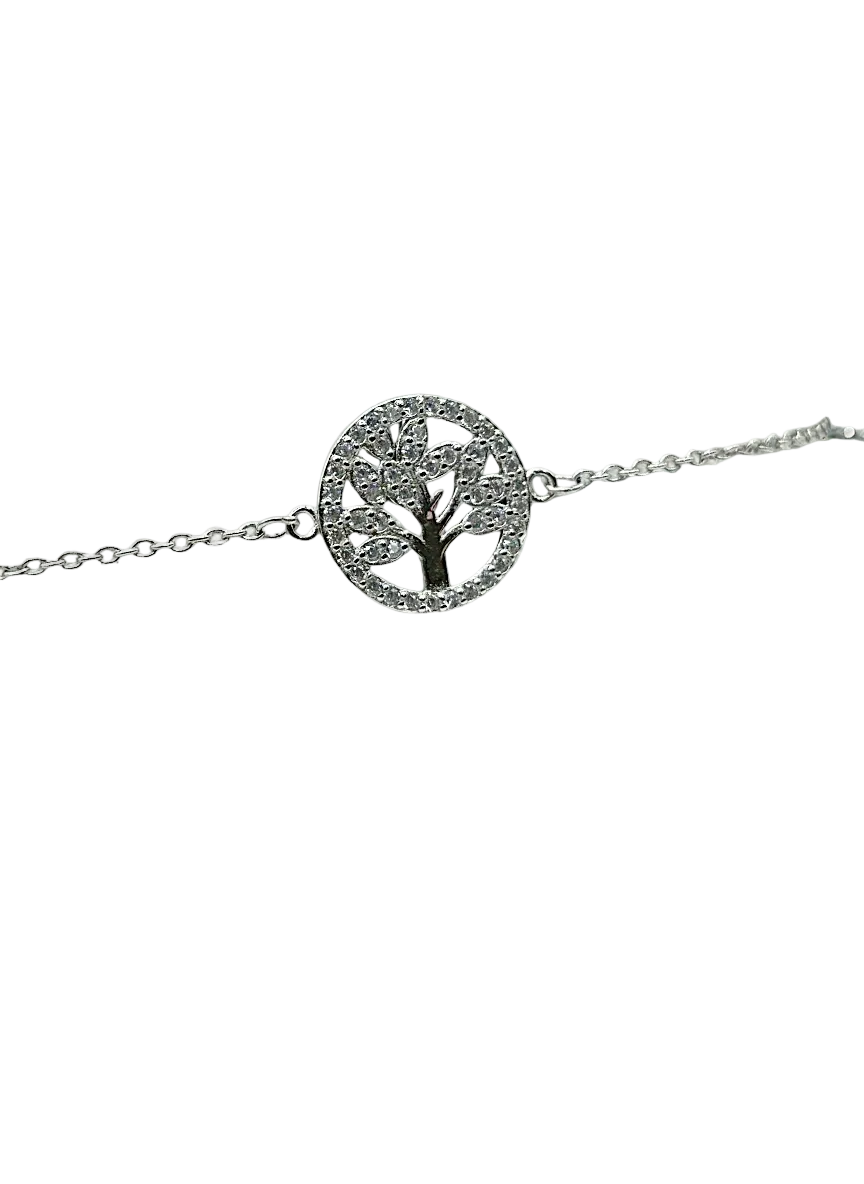 925 Silver Bracelet with Tree of Life