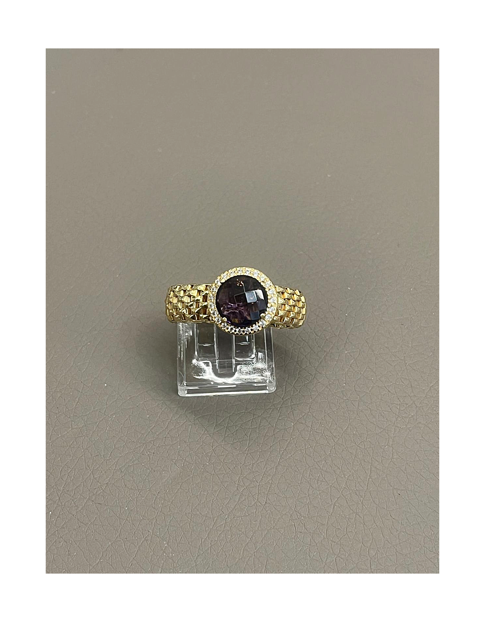Anello Dorato in Argento 925 Artigianale – Eleganza Moderna e Stile Distintivo