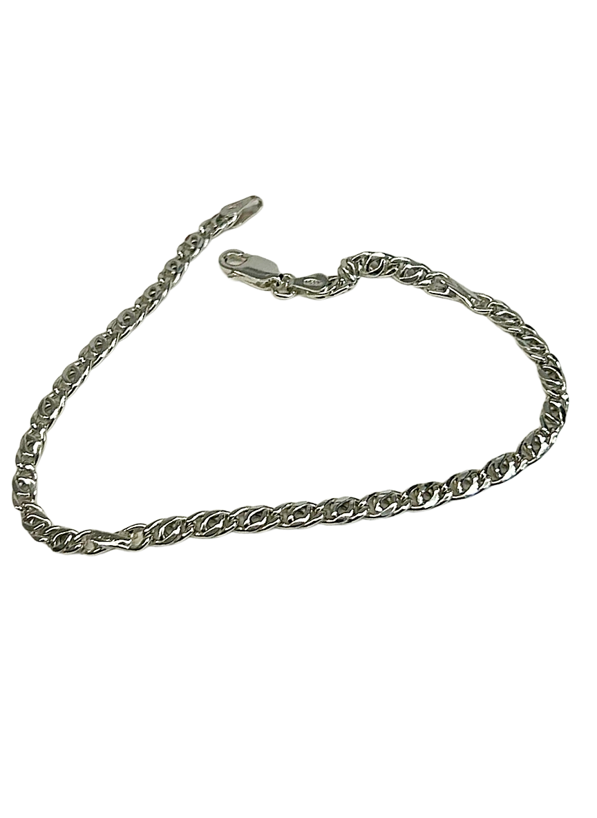 Bracciale Catena in Argento 925 – Eleganza e Stile Classico Made in Italy