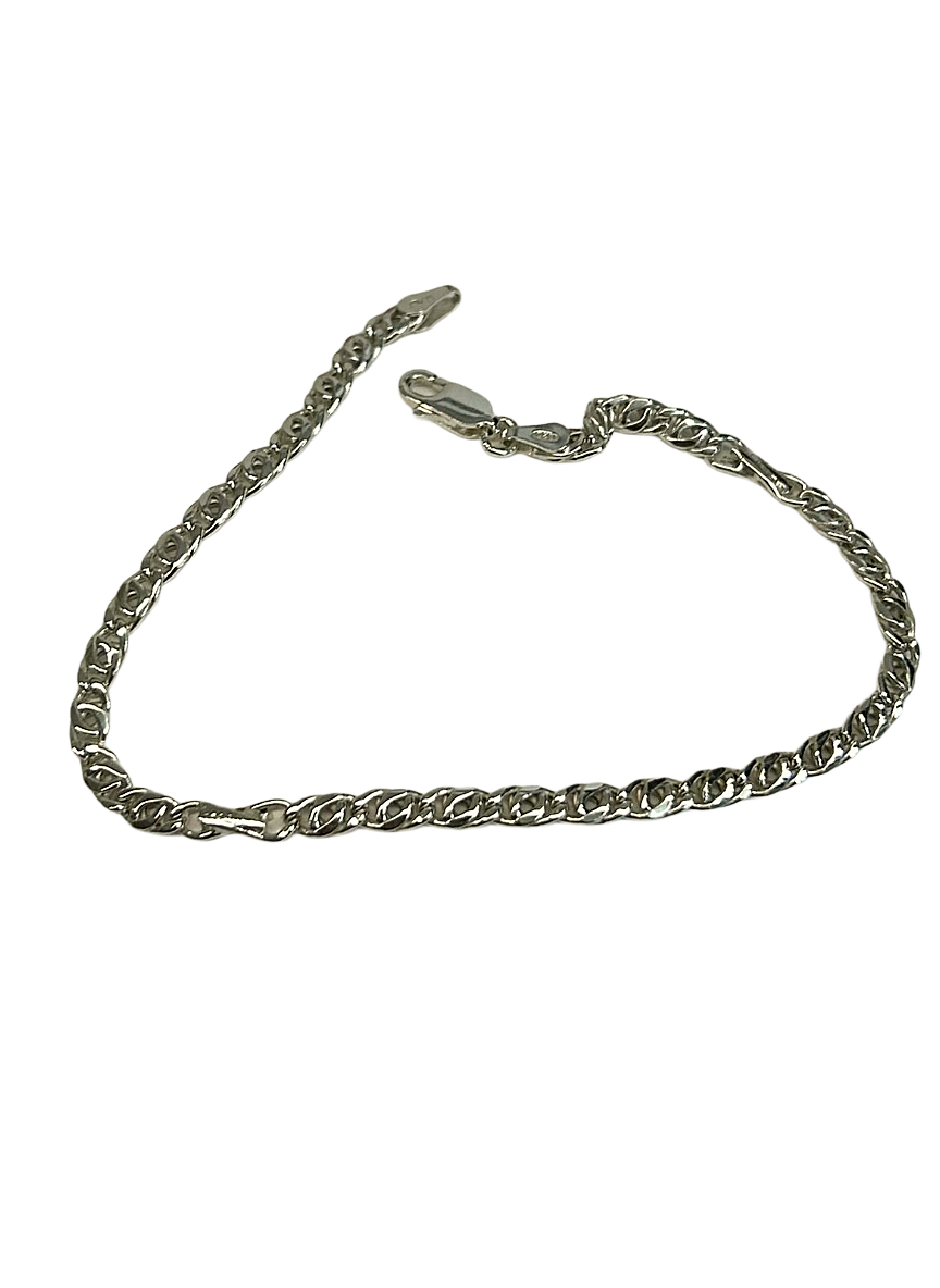 Bracciale Catena in Argento 925 – Eleganza e Stile Classico Made in Italy