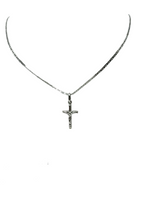 Collana Uomo in Argento 925 con Gesù in Croce 