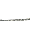 925 Silver Men's Bracelet – Polished Geometric Link